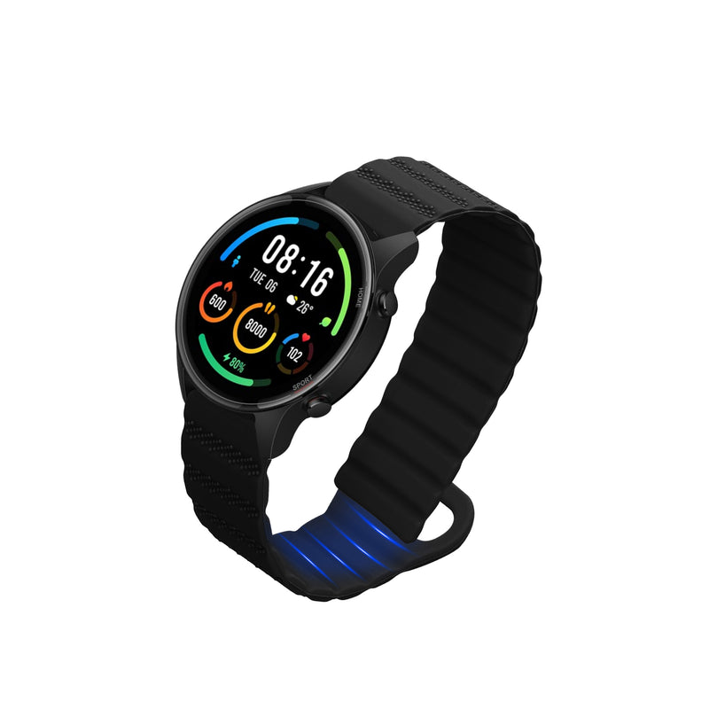 kwmobile Ersatzarmband kompatibel mit Xiaomi Mi Watch Color Sport / S1 Active Armband - Fitnesstracker Band mit Magnetverschluss