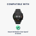 kwmobile Ersatzarmband kompatibel mit Xiaomi Mi Watch Color Sport / S1 Active Armband - Fitnesstracker Band mit Magnetverschluss