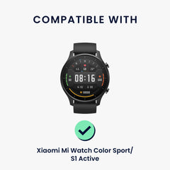 kwmobile Ersatzarmband kompatibel mit Xiaomi Mi Watch Color Sport / S1 Active Armband - Fitnesstracker Band