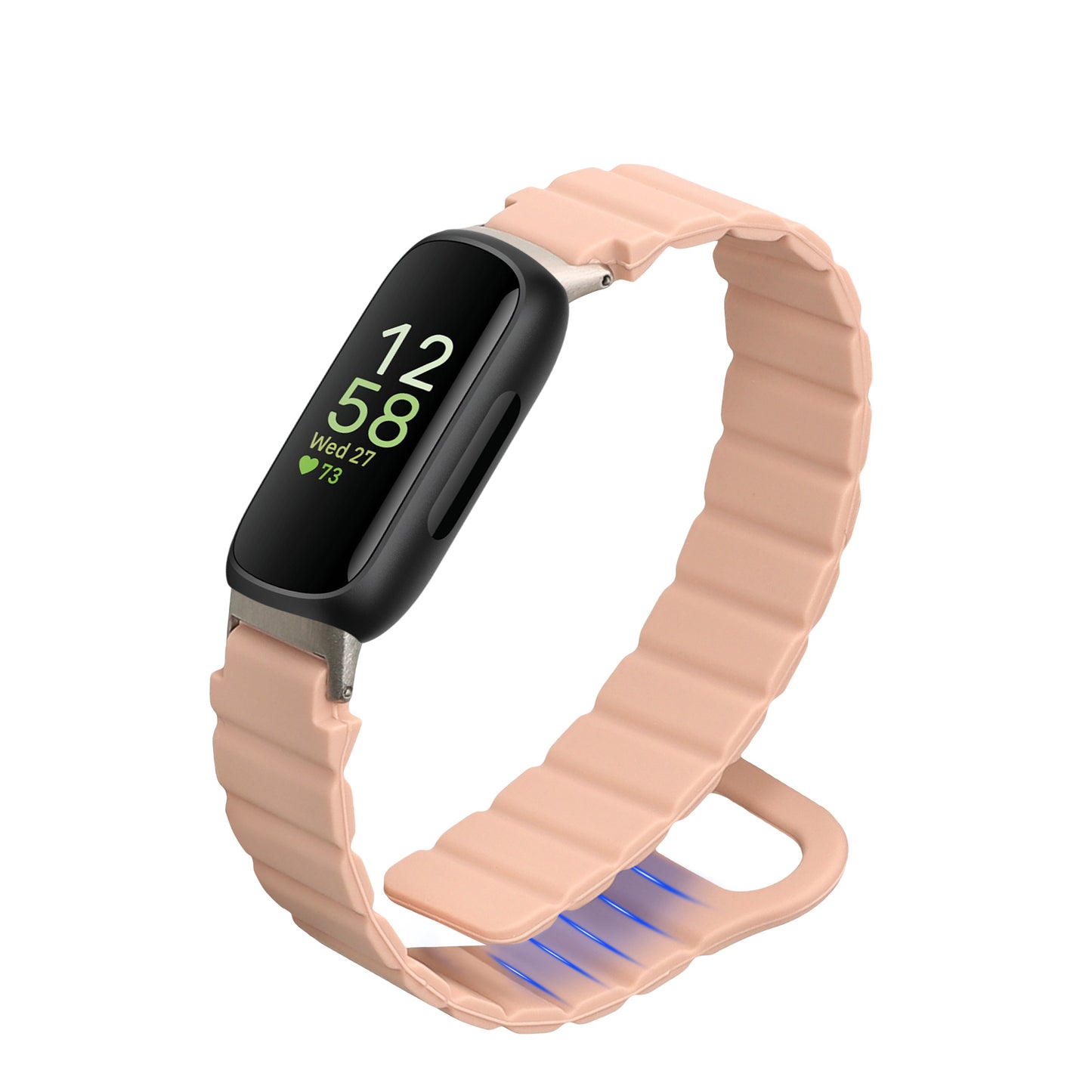 kwmobile Ersatzarmband kompatibel mit Fitbit Inspire 3 Fitnesstracker Band mit Magnetverschluss