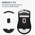 kwmobile Mouse Feet Sticker kompatibel mit Razer Viper 8k HZ Ersatz Glider Mausfüße passgenau Maus Glides