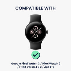 kwmobile USB Ladegerät kompatibel mit Google Pixel Watch 3 / Pixel Watch 2 / Fitbit Versa 4 3 2 / Ace LTE - USB Kabel