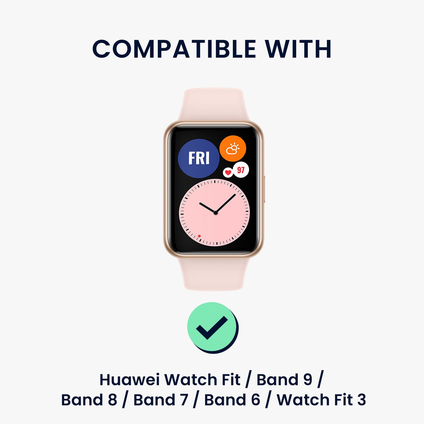 Ladegerät für Huawei Watch Fit / Band 9 / Band 8 / Band 7 / Band 6 / Watch Fit 3 mit Standfunktion