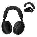 kwmobile Kopfband Abdeckung Ohrpolster Set kompatibel mit Sennheiser MOMENTUM 4 Wireless - Headband Case - Kopfhörer Ersatz Polster - Schutz in Schwarz Schwarz  