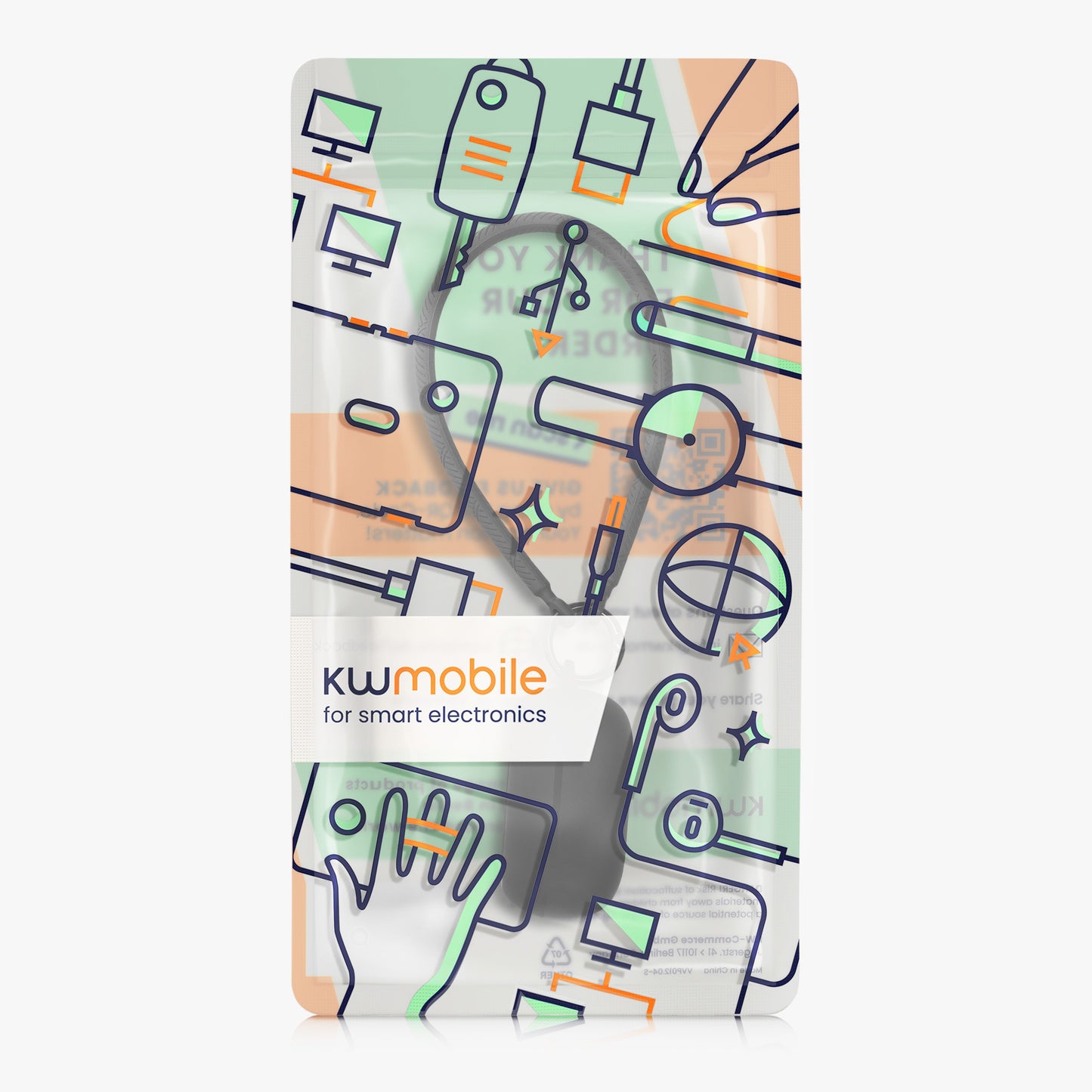 kwmobile Hülle kompatibel mit JBL Live Flex 3 / Live Buds 3 / Live Beam 3 Kopfhörer