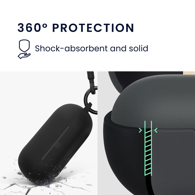 kwmobile Hülle kompatibel mit Sony WF-C700N Kopfhörer Etui Case Cover mit Handschlaufe