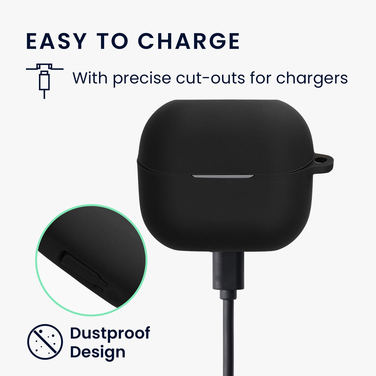 kwmobile Hülle kompatibel mit Samsung Galaxy Buds 3 / Galaxy Buds 3 Pro Kopfhörer