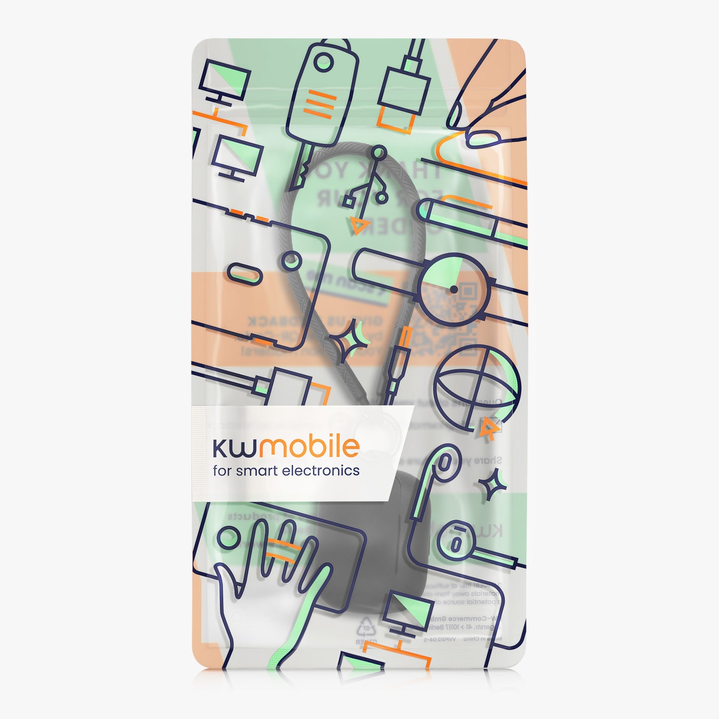 kwmobile Hülle kompatibel mit Anker Soundcore K20i Kopfhörer