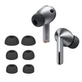 kwmobile 6x Polster kompatibel mit Samsung Galaxy Buds 3 Pro - 3 Größen - Silikon Ohrstöpsel In-Ear Kopfhörer Grau  