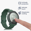 kwmobile Glas Hülle für Garmin Lily 2 Active Schutzhülle Fullbody Fitnesstracker Case Set
