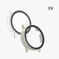 kwmobile Glas Hülle für Garmin Lily 2 Active Schutzhülle Fullbody Fitnesstracker Case Set
