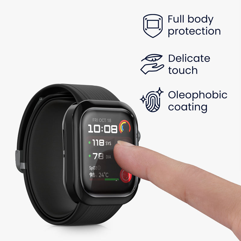 kwmobile Schutzhülle für Huawei Watch D2 Fullbody Display Cover Set