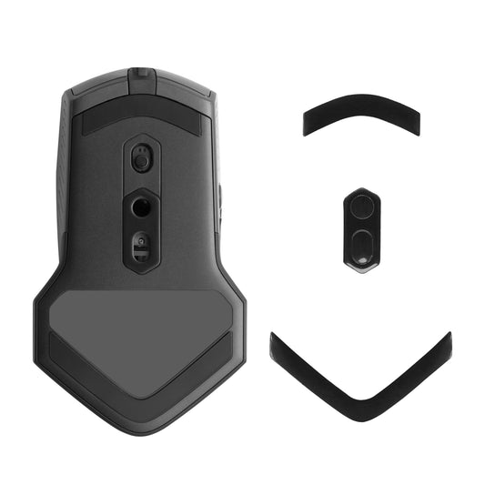 kwmobile Mouse Feet Sticker kompatibel mit Alienware AW610M / AW510M Ersatz Glider - Mausfüße passgenau - Maus Glides in Schwarz Schwarz  