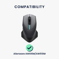 kwmobile Mouse Feet Sticker kompatibel mit Alienware AW610M / AW510M Ersatz Glider - Mausfüße passgenau - Maus Glides