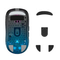 kwmobile Mouse Feet Sticker kompatibel mit Xtrfy MZ1W Ersatz Glider - Mausfüße passgenau - Maus Glides in Schwarz Schwarz  