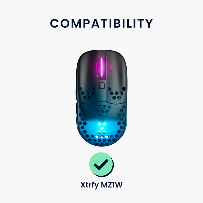 kwmobile Mouse Feet Sticker kompatibel mit Xtrfy MZ1W Ersatz Glider - Mausfüße passgenau - Maus Glides