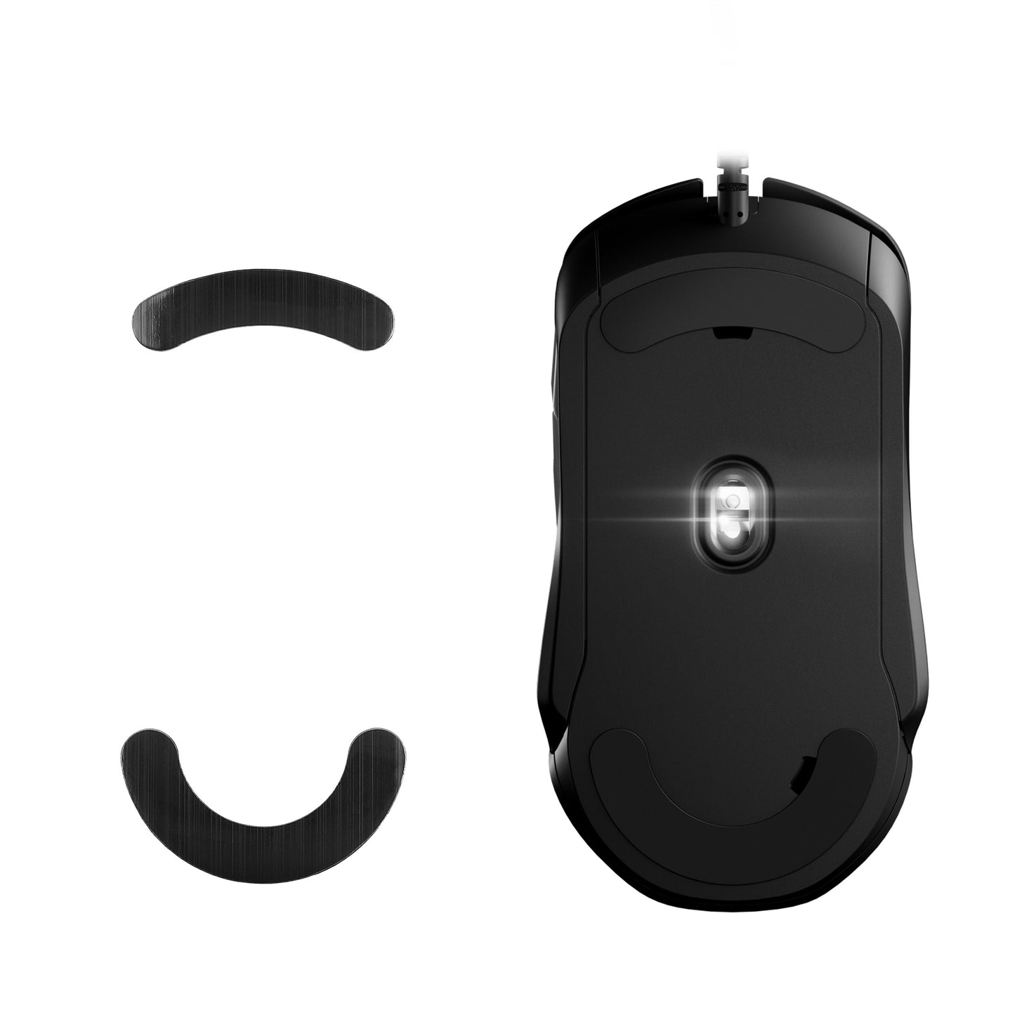 kwmobile Mouse Feet Sticker kompatibel mit SteelSeries Rival 5 Ersatz Glider Mausfüße passgenau Maus Glides