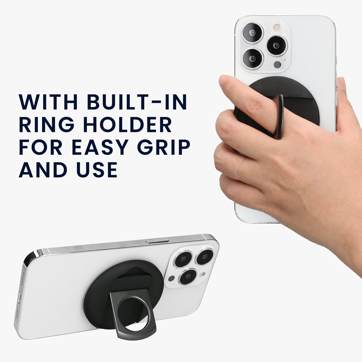kwmobile Webcam Halterung kompatibel mit Apple Macbook OS Ventura / iOS 16 iPhone 16 15 14 13 12 Mount - Magnetischer Camera Holder für Monitor