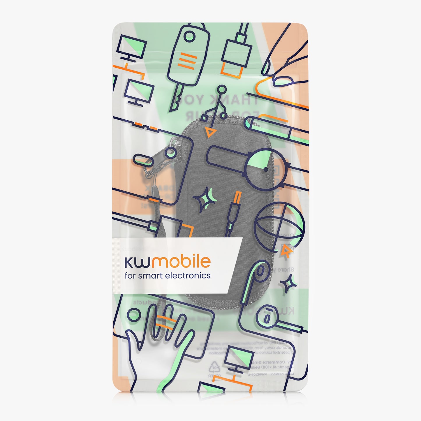 kwmobile Schutzhülle kompatibel mit Flipper Zero Hülle Soft Case für Multifunktionsgerät