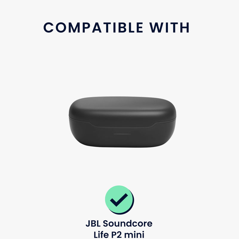 kwmobile Case für Anker Soundcore Life P2 mini Hülle - Kopfhörer Schutzhülle mit Karabiner