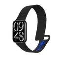 kwmobile Ersatzarmband kompatibel mit Xiaomi Smart Band 8 Pro / Band 9 Pro / Redmi Watch 5 / Redmi Watch 4 Armband - Fitnesstracker Silikon Band mit Magnetverschluss Schwarz  [dsg01]