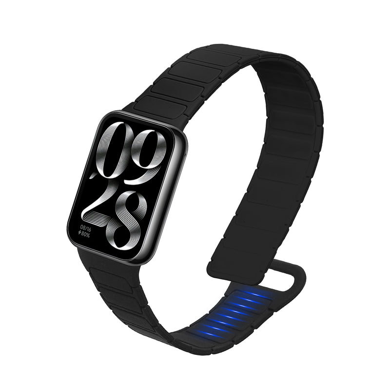 kwmobile Ersatzarmband kompatibel mit Xiaomi Smart Band 8 Pro / Band 9 Pro / Redmi Watch 5 / Redmi Watch 4 Armband - Fitnesstracker mit Magnetverschluss