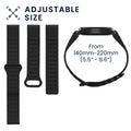 kwmobile Ersatzarmband kompatibel mit Garmin Fenix 8 47mm / Fenix E 47mm / Fenix 7 / 7 Pro / EPIX 2 Armband - Fitnesstracker Band mit Magnetverschluss