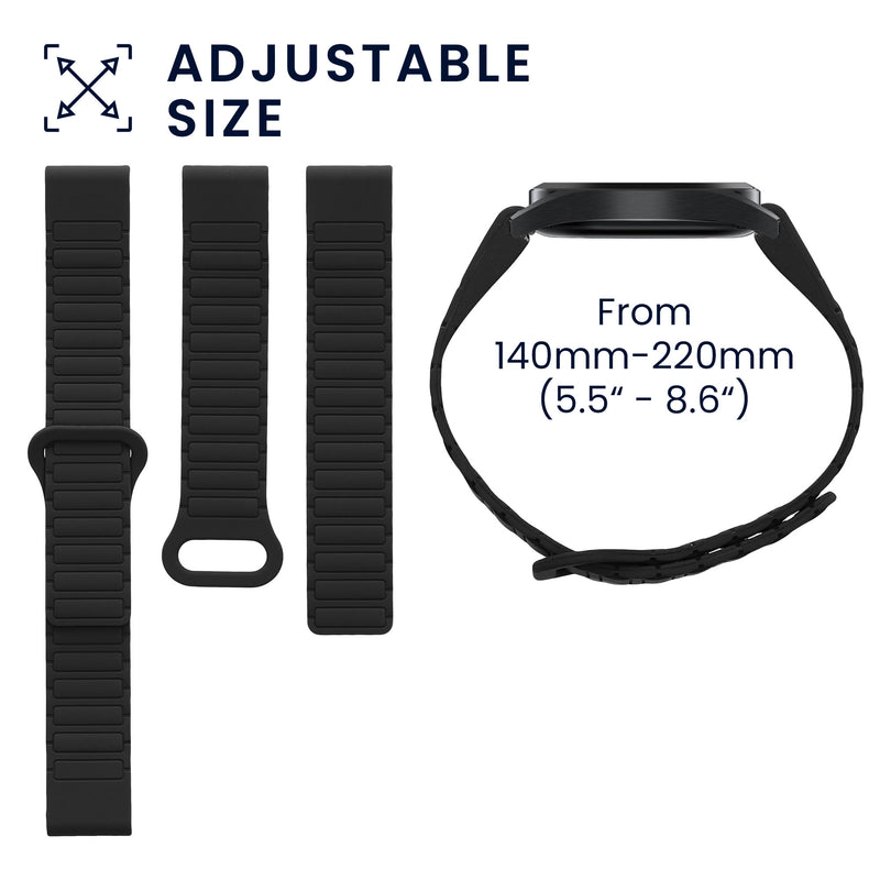 kwmobile Ersatzarmband kompatibel mit Garmin Fenix 8 47mm / Fenix E 47mm / Fenix 7 / 7 Pro / EPIX 2 Armband - Fitnesstracker Band mit Magnetverschluss