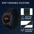 kwmobile Ersatzarmband kompatibel mit Garmin Fenix 8 51mm / Enduro 3 / Fenix 7X / 7X Pro / Instinct 2X Armband Fitnesstracker Band mit Magnetverschluss