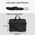 kwmobile Laptoptasche kompatibel mit Lenovo 14" Notebook Laptop Chromebook Macbook 14 inch Tasche - Schlanke Hülle für Laptop - Case