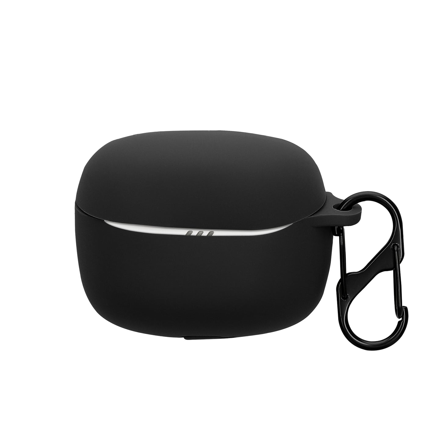 kwmobile Hülle kompatibel mit JBL Tune Beam 2 Kopfhörer - Silikon Schutzhülle Etui Case Cover Schoner in Schwarz Schwarz  
