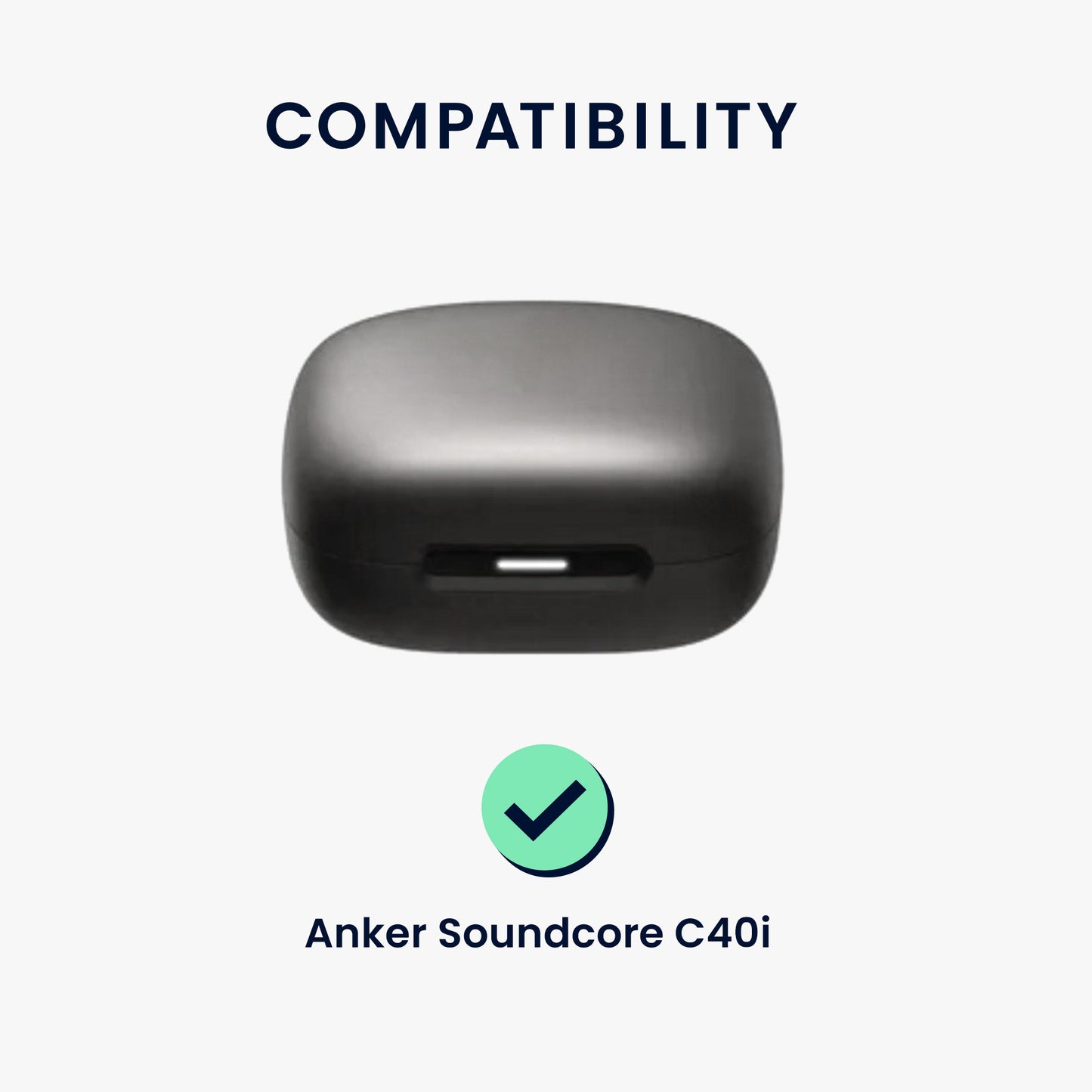 kwmobile Hülle kompatibel mit Anker Soundcore C40i Kopfhörer