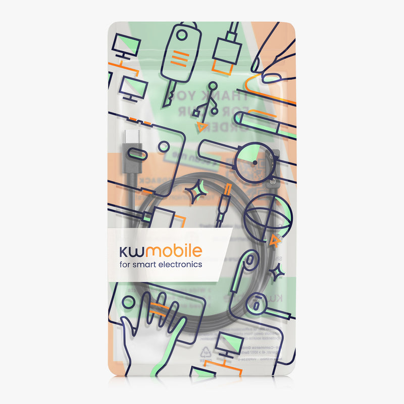 kwmobile USB C Ladekabel kompatibel mit Polar Pacer / Pacer Pro - Kabel Charger - Smart Watch Ersatzkabel - Fitnesstracker Aufladekabel