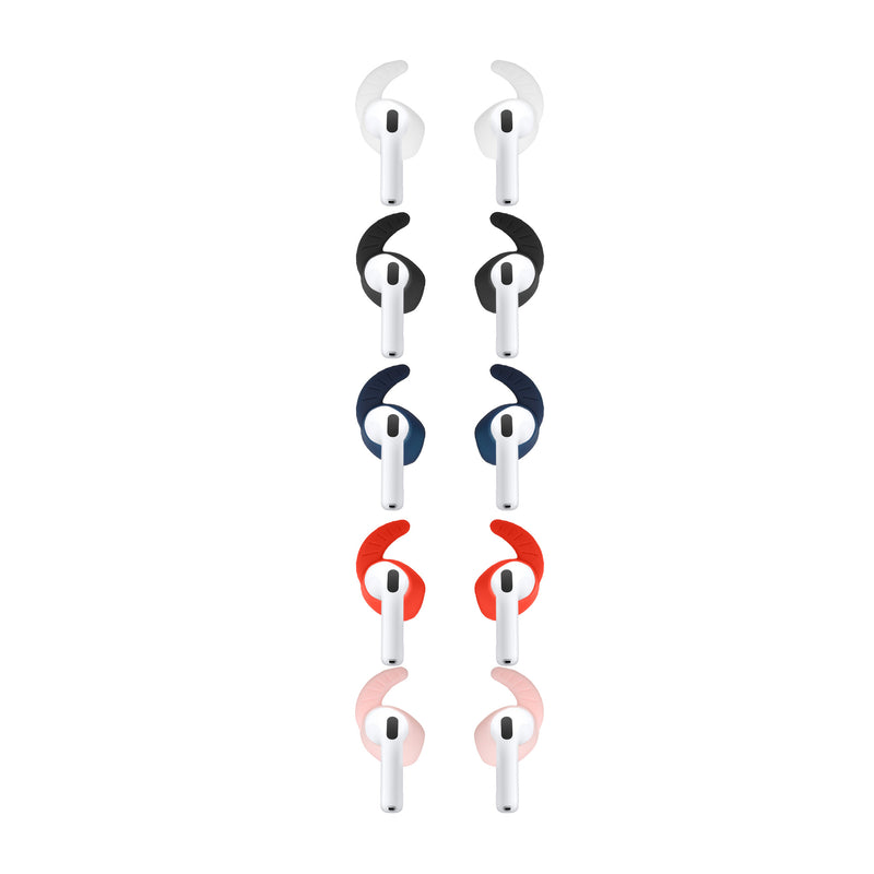 kwmobile 5 Ohrhalter kompatibel mit Apple Airpods 4 - Ohrbügel Ohrhaken