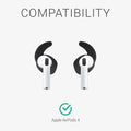 kwmobile 5 Ohrhalter kompatibel mit Apple Airpods 4 - Ohrbügel Ohrhaken