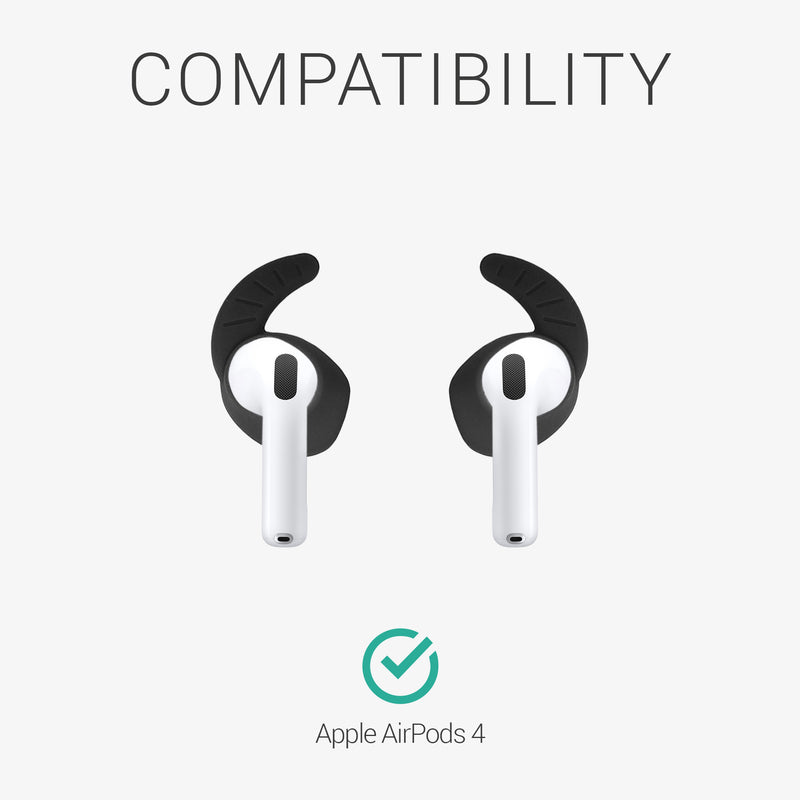kwmobile 5 Ohrhalter kompatibel mit Apple Airpods 4 - Ohrbügel Ohrhaken