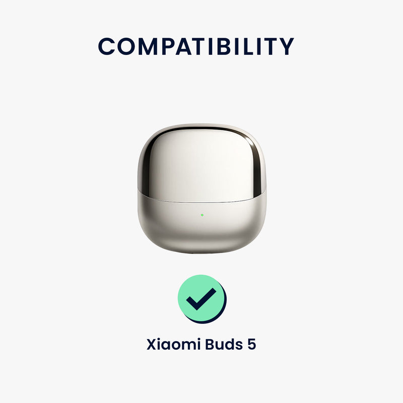 kwmobile Hülle kompatibel mit Xiaomi Buds 5 Kopfhörer Case Schutzhülle