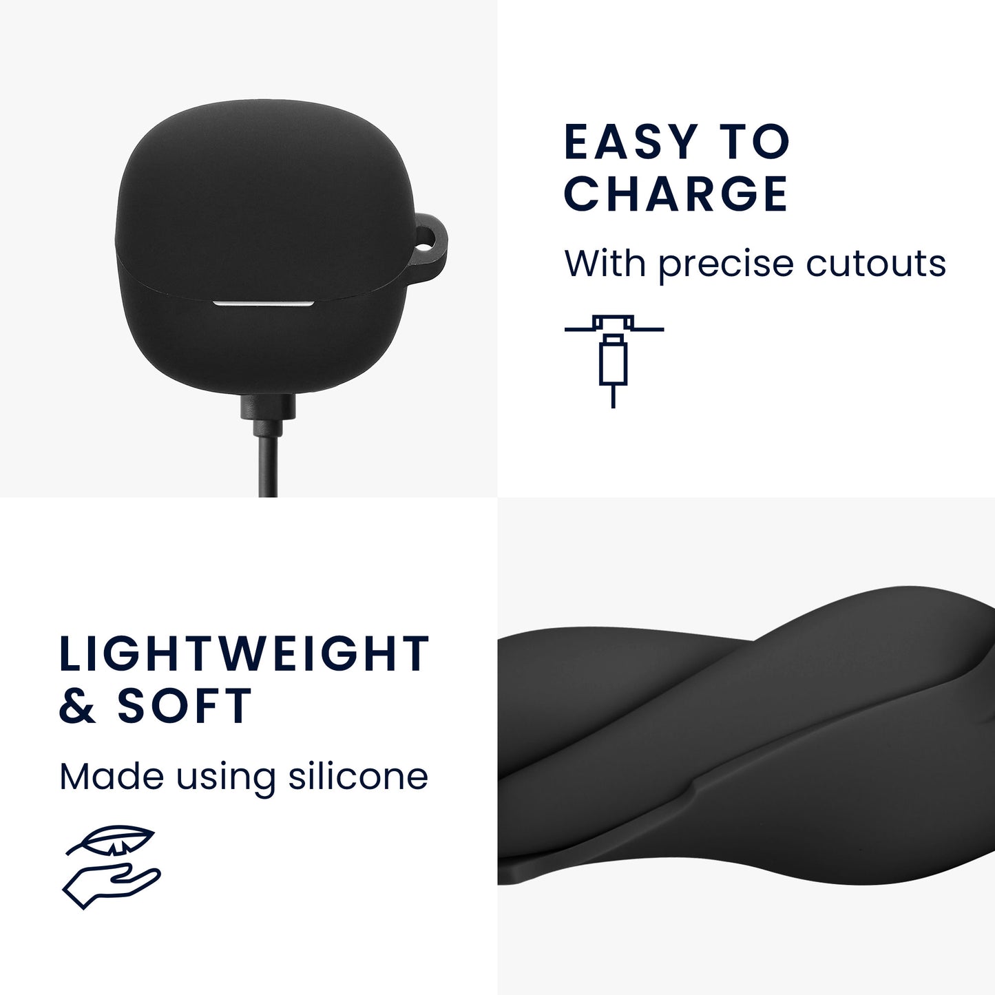 kwmobile Hülle kompatibel mit Xiaomi Buds 5 Kopfhörer Case Schutzhülle