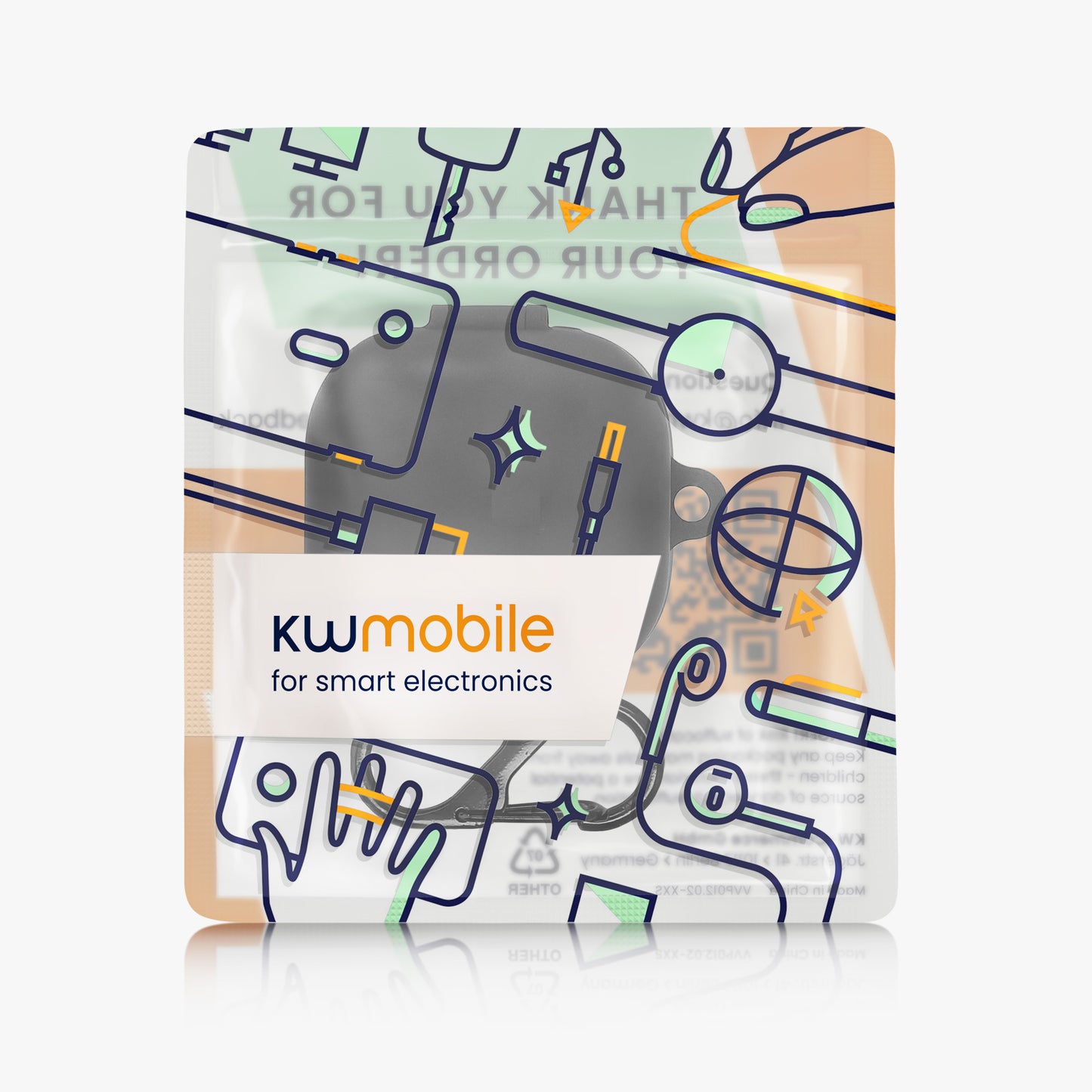 kwmobile Hülle kompatibel mit Sony LinkBuds Fit WF-LS910N Kopfhörer Case Schutzhülle