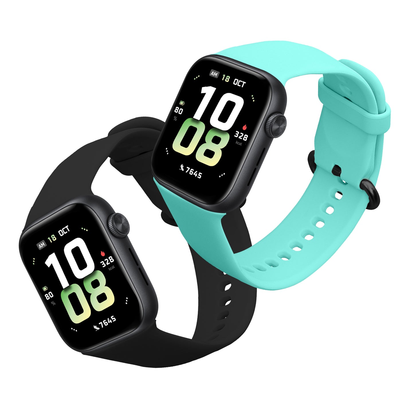 kwmobile Uhrenarmband für HONOR Watch 5 (STL-L19) Armband Fitnesstracker Band Set Ersatzarmband Smartwatch