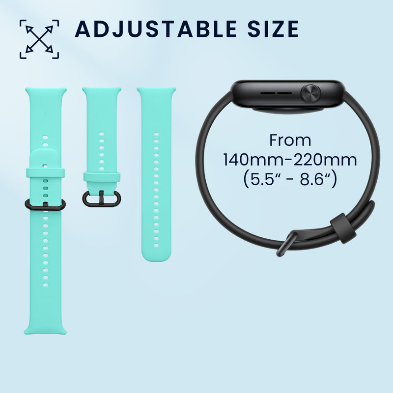 kwmobile Uhrenarmband für HONOR Watch 5 (STL-L19) Armband Fitnesstracker Band Set Ersatzarmband Smartwatch