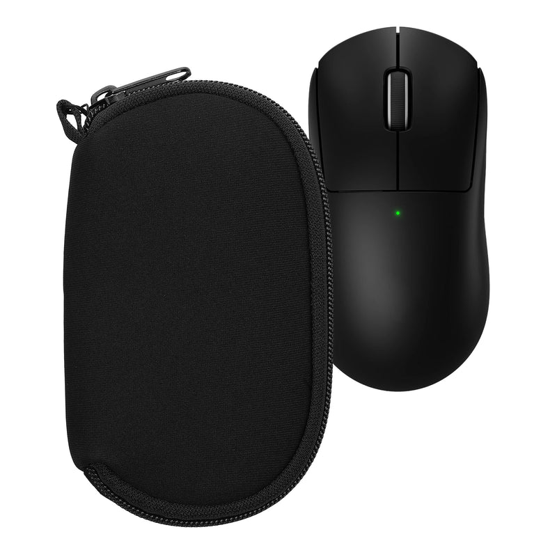 kwmobile Hülle kompatibel mit Logitech G PRO X Superlight 2 / Superlight 2 SE - Neopren Hülle für PC Mouse Schutzhülle - Computer Maus Tasche - Neopren Tasche für PC-Maus - Schwarz Schwarz  