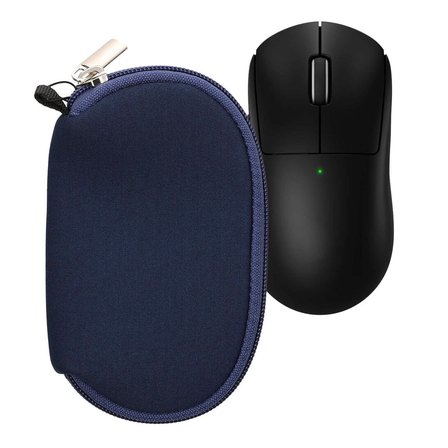kwmobile Hülle kompatibel mit Logitech G PRO X Superlight 2 / Superlight 2 SE - Neopren Hülle für PC Mouse Schutzhülle - Computer Maus Tasche - Neopren Tasche für PC-Maus - Dunkelblau Dunkelblau  