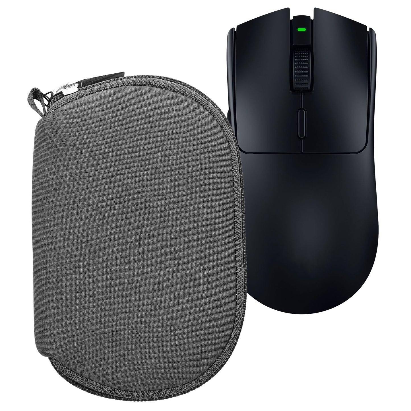 kwmobile Hülle kompatibel mit Razer Viper V3 Pro - Neopren Hülle für PC Mouse Schutzhülle - Computer Maus Tasche - Neopren Tasche für PC-Maus - Dunkelgrau Dunkelgrau  