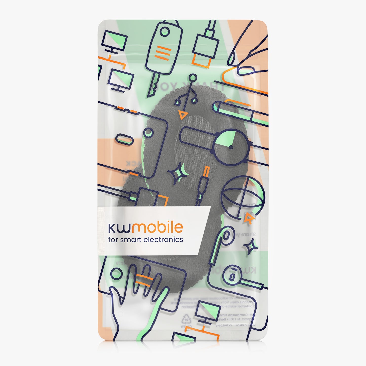 kwmobile Ohr Polster für Kingston HyperX Cloud II / Cloud 2 / Cloud 1 Ohrpolster Ersatz Ohrpolster Kopfhörer Ersatzteile Kopfhörer Ersatzpolster für Over Ear Headphones