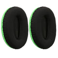 kwmobile 2x Mesh Polyester Ohr Polster für Kingston HyperX Cloud II / Cloud 2 / Cloud 1 Ohrpolster - Ersatz Ohrpolster - Kopfhörer Ersatzteile - Kopfhörer Ersatzpolster für Over Ear Headphones Schwarz  