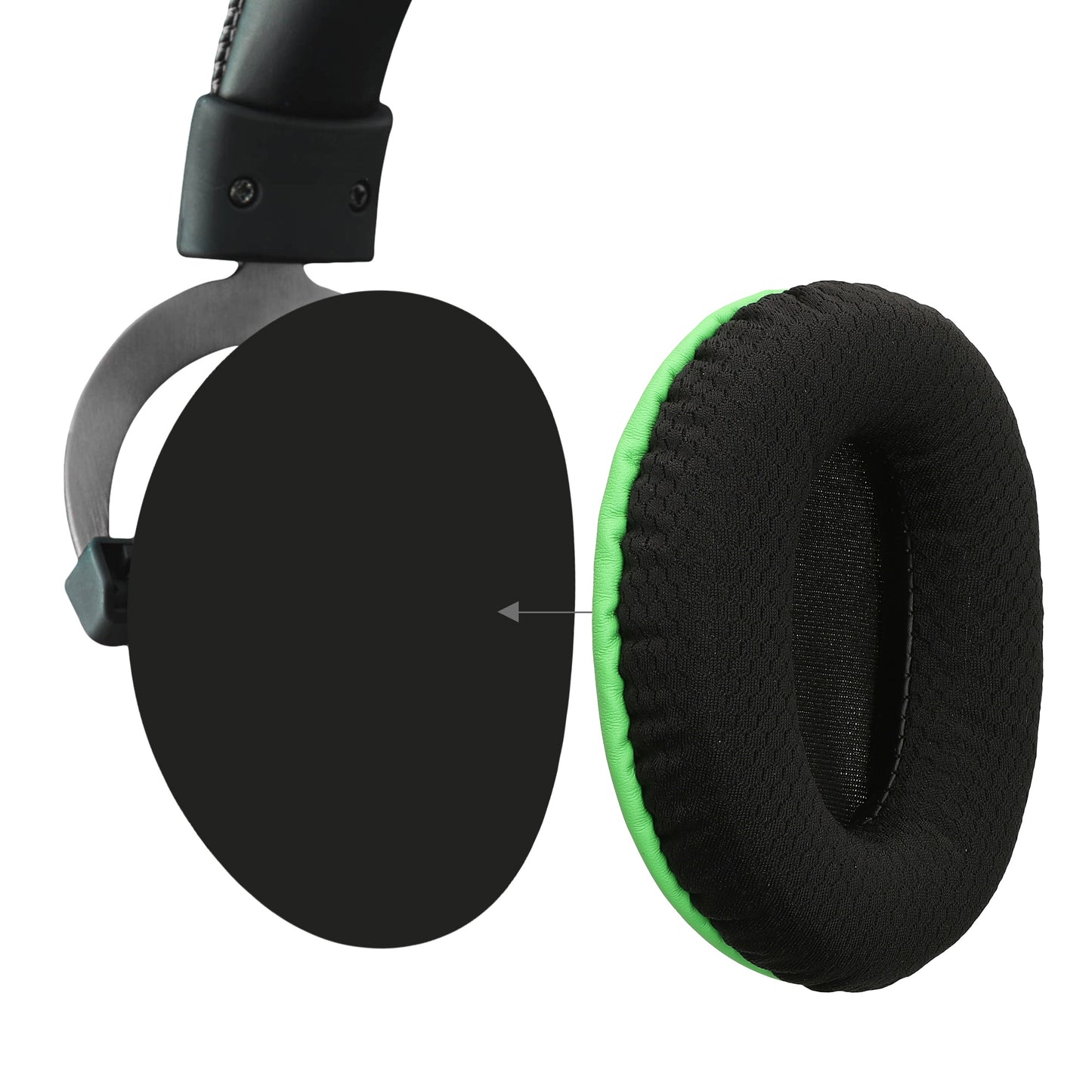 kwmobile Ohr Polster für Kingston HyperX Cloud II / Cloud 2 / Cloud 1 Ohrpolster Ersatz Ohrpolster Kopfhörer Ersatzteile Kopfhörer Ersatzpolster für Over Ear Headphones