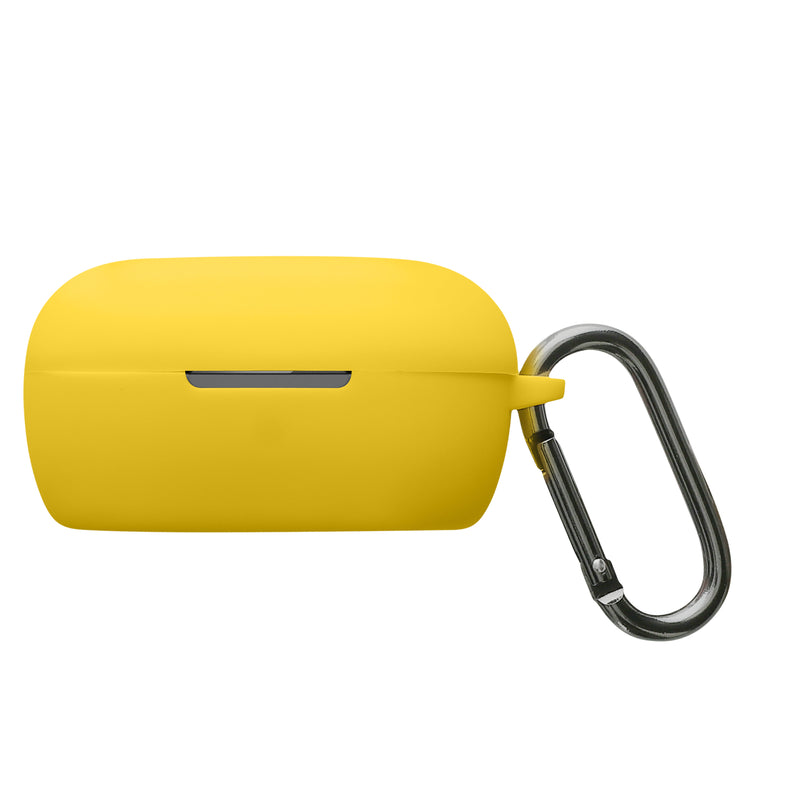 kwmobile Hülle kompatibel mit Bose QuietComfort Earbuds Kopfhörer - Silikon Schutzhülle Etui Case Cover Schoner in Gelb Gelb  