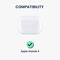 Silikon Hülle für Apple Airpods 4 Don't touch my Headphones Design