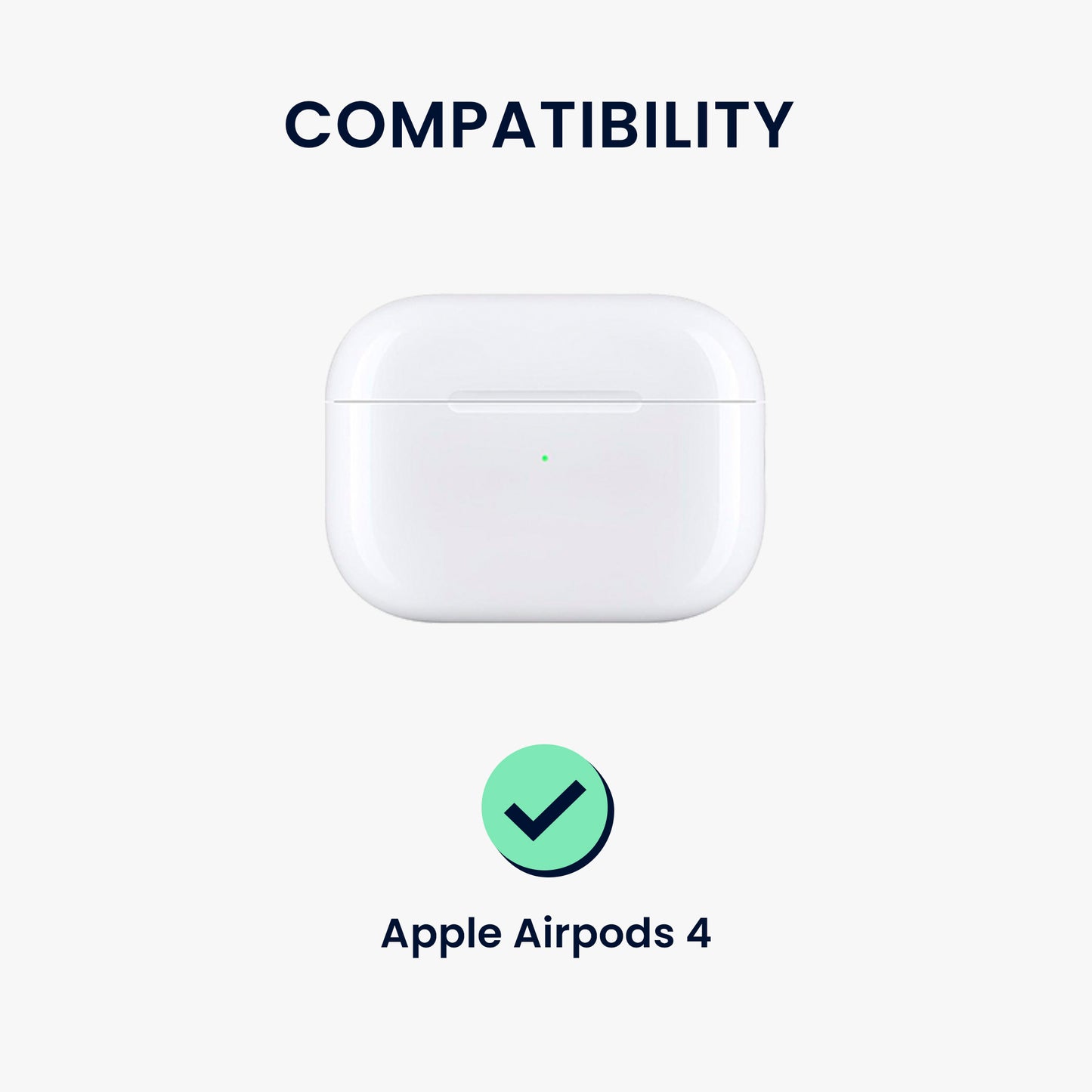 Silikon Hülle für Apple Airpods 4 Don't touch my Headphones Design